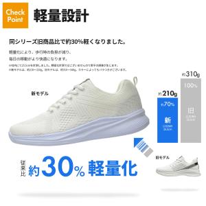 スニーカー メンズ ビジネススニーカー 軽量 ...の詳細画像3