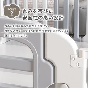ベビーサークル ベビーフェンス 折りたたみ パ...の詳細画像3