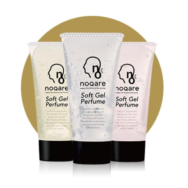 noqare  ソフトジェルパフューム 首スジ 耳ウラ 加齢臭 生活臭 男性 体臭予防 ニオイ ジェ...