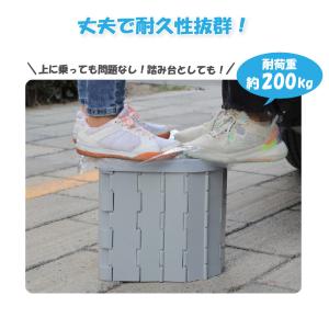 折り畳み式 簡易トイレ 非常用トイレ 野外用 ...の詳細画像5