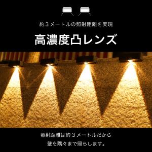 ソーラー式フェンスライト ガーデンライト デッ...の詳細画像2