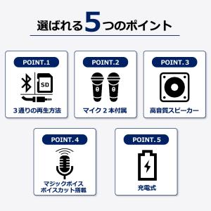 2024新型 Smaly ミニ カラオケセット...の詳細画像2