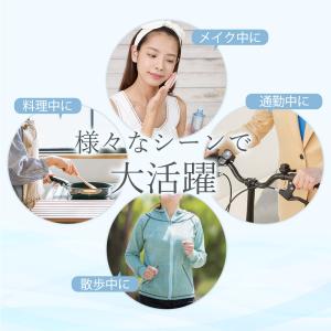 くるくるネックファン 首掛け扇風機 軽量 コン...の詳細画像4