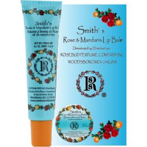 New！ローズバットパフューム　ローズ＆マンダリンリップバームチューブ　