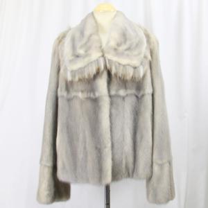 毛皮コート リバーシブル シルクコート ロシアンリス ウィーゼル