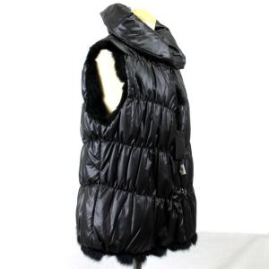 毛皮 /ロシアリス シルク100％ セーブルトリム リバーシブルコート