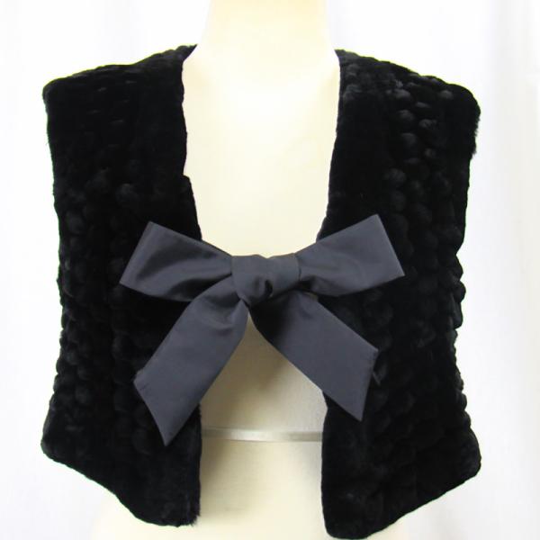 毛皮/レッキス/リアルファー/レッキスラビット　ベスト　 レディース