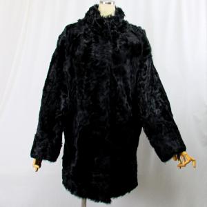 毛皮コート リバーシブル シルクコート ロシアンリス ウィーゼル