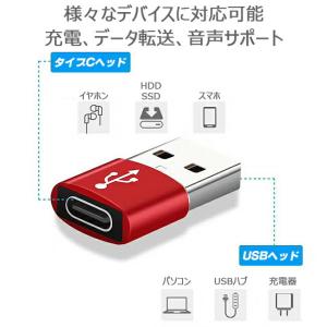 タイプC 変換 アダプター USB3.0 Ty...の詳細画像1