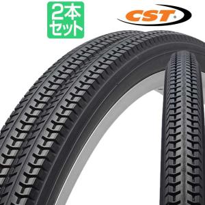 自転車 タイヤ 全商品P3倍 2本 26インチ 27インチ CST C249N ブラック ママチャリ シティサイクル 26x1 3/8 27x1 3/8｜smart-factory