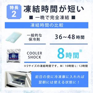 2個セット 保冷剤 最強 長時間 クーラーショ...の詳細画像5