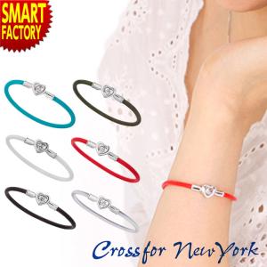 ブレスレット レディース ダンシングストーン おしゃれ メンズ ペア アクセサリー シリコンブレスレット プレゼント Crossfor New York /購入特典付｜smart-factory