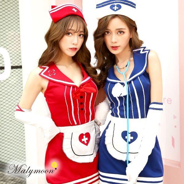 ハロウィン コスプレ レトロナース マリームーン Malymoon コスプレ コスチューム レディー...