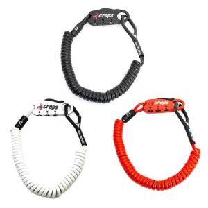 自転車 ロック ワイヤー コイル ダイヤル 軽...の詳細画像1