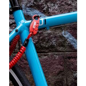 自転車 ロック ワイヤー コイル ダイヤル 軽...の詳細画像5