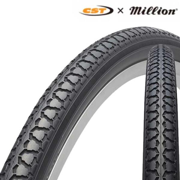 自転車 タイヤ 26インチ 27インチ 1本 CST C1074N ブラック ママチャリ シティサイ...