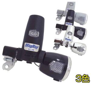 ダイナモ 自転車 MBR2.4 ブロックダイナモライト 丸 ブラック 黒