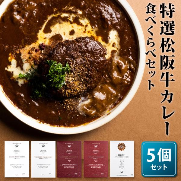 東京美食Labo カレー 食べ比べ 5種セット レトルトカレー  食品A（DM）