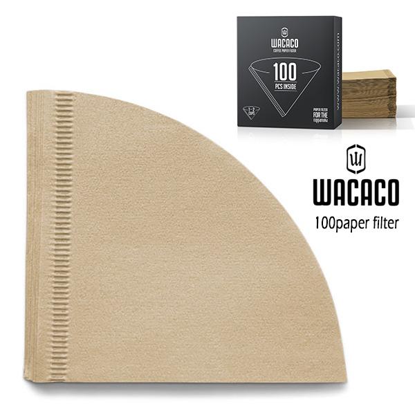 正規販売店 WACACO 100ペーパーフィルター（カパモカ用） 100枚入 コーヒーフィルター 紙...