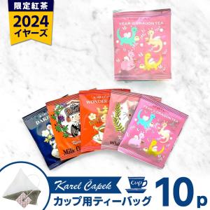 カレルチャペック Cup of tea 5 イヤーズ2024 個包装ティーバッグ10P （5P×2セット） 新年 紅茶 karelcapek 食品A (DM)の商品画像