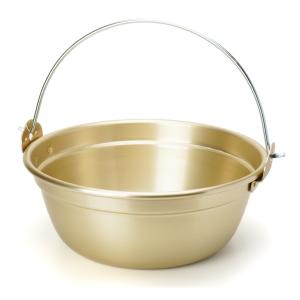 食缶・給食道具 26L Ωモリブデン 目盛付 パッキン寸胴鍋 取手付フック4