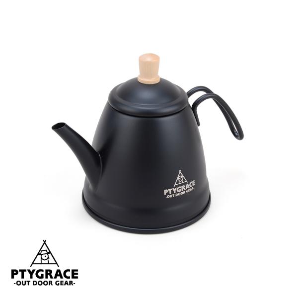 PTYGRACE 暖DAN コーヒーポット 1.2L ブラック PY-C017 キャンプ アウトドア...