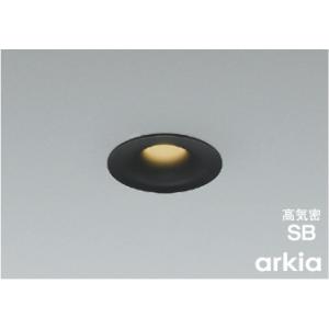 ダウンライト 埋込穴75φ コイズミ照明 KOIZUMI 屋外用 防雨防湿 LED 照明器具 マットブラック 電球色2700K 100W相当 拡散 埋込タイプ AD1175B27