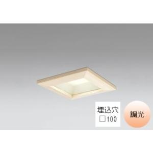 ダウンライト 角型□100mm LED内蔵 100W相当 電球色 暖かみのあるオレンジ色の光 調光 R15クラス2 和風｜smart-light