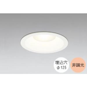 ダウンライト 125φ埋込穴 LED内蔵 60W相当 電球色 暖かみのあるオレンジ色の光 調光不可 ...