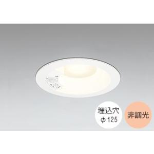 ダウンライト 125φ埋込穴 LED内蔵 60W相当 電球色 暖かみのあるオレンジ色の光 調光不可 ...
