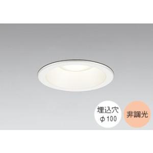 ダウンライト 100φ埋込穴 LED内蔵 100W相当 電球色 2700K 調光不可 軒下取付専用 ...