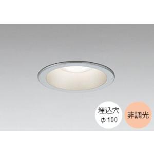 ダウンライト 100φ埋込穴 LED内蔵 60W相当 電球色 2700K 調光不可 軒下取付専用 屋...