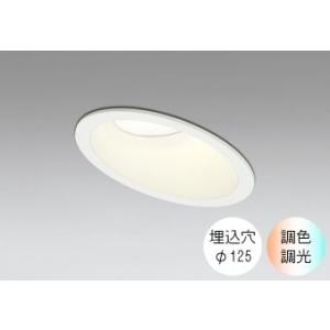 ダウンライト 125φ埋込穴 LED内蔵 60W相当 電球色〜昼光色 色の変化を楽しむ 調光 調色 ...