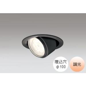 ダウンライト 100φ埋込穴 LED内蔵 100W相当 電球色 オレンジ色の光 調光 軒下取付専用 ...