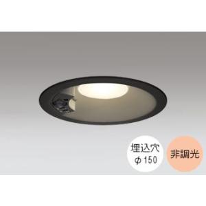 ダウンライト 150φ埋込穴 LED内蔵 60W相当 電球色 オレンジ色の光 調光不可 軒下専用 セ...