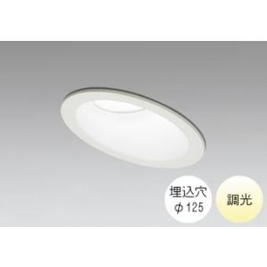 ダウンライト 125φ埋込穴 LED内蔵 FHT24W相当 温白色 明るい雰囲気の黄色い光 調光 R...