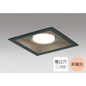 ダウンライト 角型□150mm LED電球交換型 100W相当 電球色 オレンジ色の光 調光不可 R...