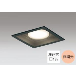 ダウンライト 角型□125mm LED電球交換型 60W相当 電球色 オレンジ色の光 調光不可 R1...