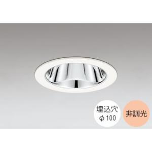 ダウンライト 100φ埋込穴 LED内蔵 100W相当 電球色 オレンジ色の光 調光不可 軒下取付専...