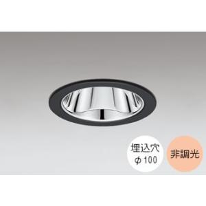 ダウンライト 100φ埋込穴 LED内蔵 100W相当 電球色 オレンジ色の光 調光不可 軒下取付専...