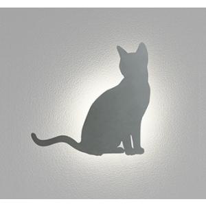 エクステリア 屋外灯 照明器具 LED シルエット ネコ 影 デコレーション 電球色 防雨型 LED...