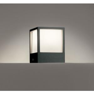 エクステリア 照明 キューブ 電球色 門柱灯 据置取付可能 LED一体型 60W相当 防雨型 アクリ...