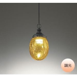 ペンダントライト LED ガラス おしゃれ レトロ アンティーク オレンジ色の光 電球色 一体型 6...