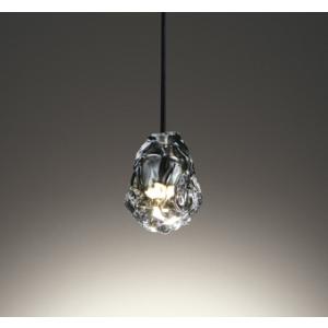 ペンダントライト LED ガラス ダイニング エレガント 電球色（2700K) 一体型 60W相当 ...