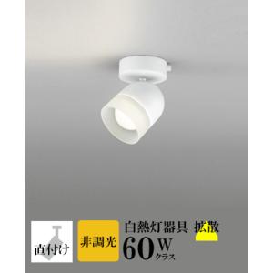 スポットライト LED 照明 屋内 拡散 電球色 白熱球60WW相当 非調光 一体型 センサーなし ...