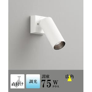 スポットライト LED 照明 屋内 広角 昼白色 100Vハロゲン75WW相当 調光 LED一体型 ...