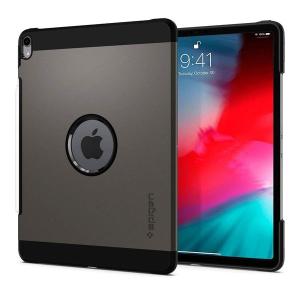 Spigen シュピゲン iPad Pro アイパッド プロ 12.9 / 11 / 10.5 対応 タフアーマー ガンメタル タブレットケース ミルスペック 衝撃吸収｜smart-park