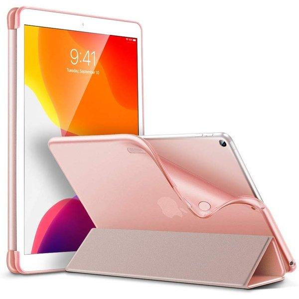 即納 iPad 10.2インチ 第7世代 対応 ESR ケース ラバーコーティング | ローズゴール...