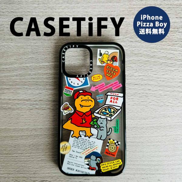 CASETiFY インパクト クリア/ブラック iPhone 15/14/13/12/11 シリーズ...