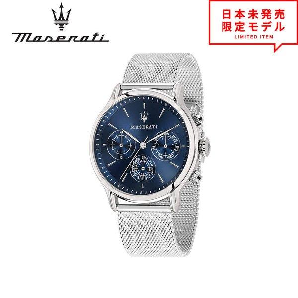 MASERATI マセラティ メンズ 腕時計 リストウォッチ R8853118013 ブルー/シルバ...